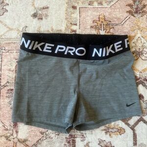 Nike Pro Women's Athletic Gray Shorts